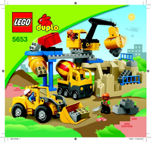 Handleiding Lego set 5653 Duplo Steengroeve