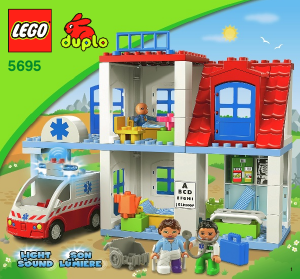 Manual Lego set 5695 Duplo Doctors clinic