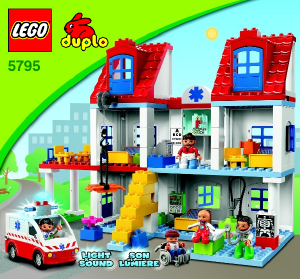 Handleiding Lego set 5795 Duplo Groot ziekenhuis