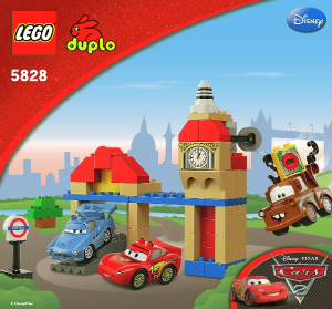 Manual de uso Lego set 5828 Duplo Big Bentley