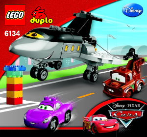 Manual Lego set 6134 Duplo Siddeley saves the day