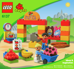 Manual de uso Lego set 6137 Duplo Mi primer supermercado
