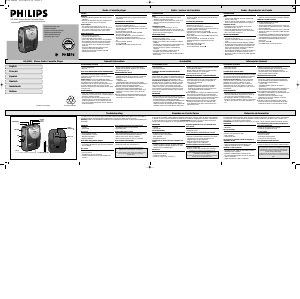 Manual Philips AQ6560 Gravador de cassetes