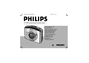 Manual Philips AQ6688 Gravador de cassetes