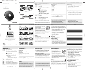 Manual Philips AX2503 Discman