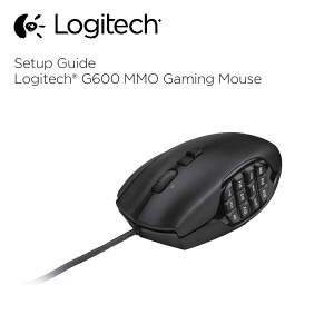 Manual Logitech G600 MMO Gaming Mouse