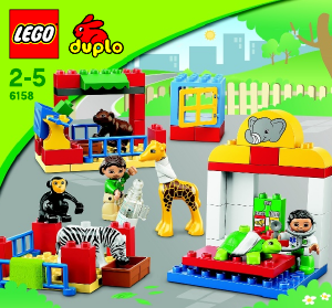 Bruksanvisning Lego set 6158 Duplo Djurkliniken
