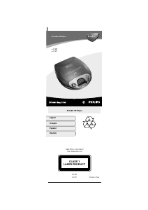 Mode d’emploi Philips AX1101 Lecteur CD portable