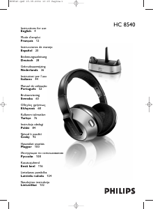 Manual de uso Philips SBCHC8540 Auriculares