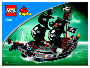 Handleiding Lego set 7880 Duplo Groot piratenschip