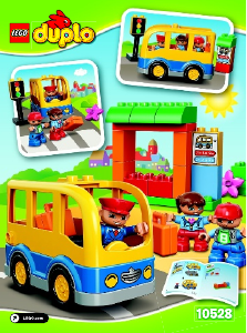 Handleiding Lego set 10528 Duplo Schoolbus
