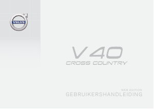 Handleiding Volvo V40 Cross Country (2016)