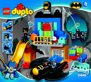 Manual Lego set 10545 Duplo Batcave adventure