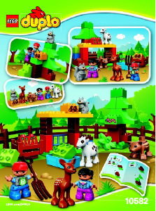 Manuale Lego set 10582 Duplo Foresta – animali