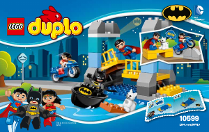 Bruksanvisning Lego set 10599 Duplo Batmans äventyr