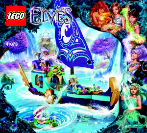 Manual Lego set 41073 Elves Naidas epic adventure ship