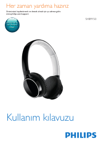 Kullanım kılavuzu Philips SHB9150RD Kulaklık