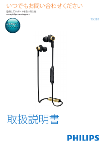 说明书 飞利浦 TX2BTBK 耳機