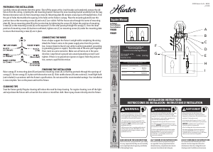 Manual de uso Hunter 19088 Squire Lámpara