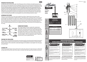 Manual de uso Hunter 19133 Astwood Lámpara