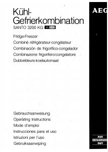 Manuale AEG SANTO3200KG Frigorifero-congelatore