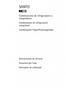 Manual de uso AEG SANTO4285-7DTI Frigorífico combinado
