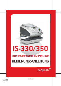 Bedienungsanleitung Neopost IS-350 Frankiermaschine