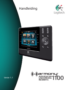 Handleiding Logitech Harmony 1100 Advanced Universal Afstandsbediening