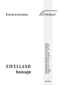 Bruksanvisning Eifelland Holiday 350 QK (2000) Husvagn