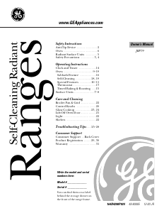 Manual GE JBP79AS1 Range