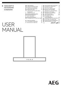 Manual de uso AEG DUB2620M Campana extractora