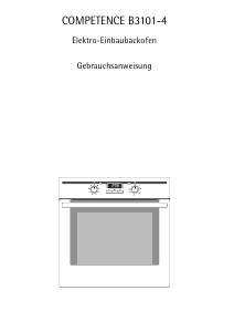 Bedienungsanleitung AEG B3101-4-W EURO Backofen