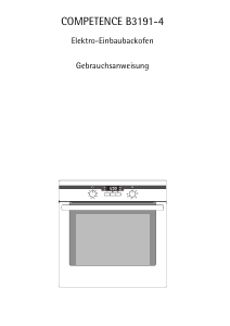 Bedienungsanleitung AEG B3191-4-W Backofen