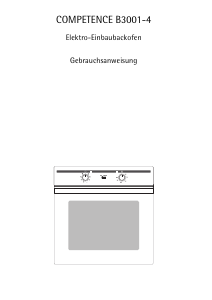Bedienungsanleitung AEG B3001-4-D Backofen