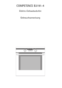 Bedienungsanleitung AEG B3191-4-D Backofen