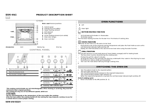 Handleiding Bauknecht ESN 4462 SW Oven