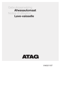 Mode d’emploi ATAG VA63211ST Lave-vaisselle