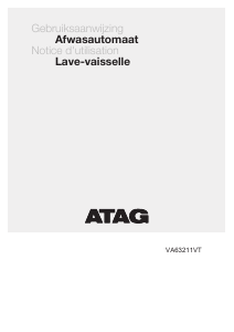 Handleiding ATAG VA63211VT Vaatwasser