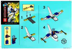 Manuale Lego set 3885 Exo-Force Mini jet fighter