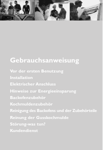Bedienungsanleitung Bauknecht ELZD 4466 IN Backofen