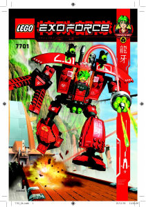 Manuale Lego set 7701 Exo-Force Grand titan