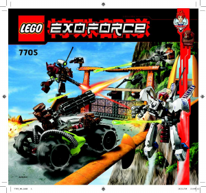 Manuale Lego set 7705 Exo-Force Gate assault
