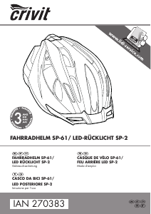 Mode d’emploi Crivit IAN 270383 Casque de vélo