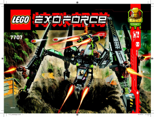 Manuale Lego set 7707 Exo-Force Striking venom