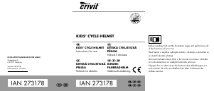 Návod Crivit IAN 273178 Cyklistická prilba