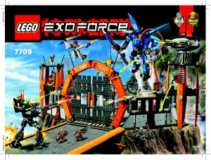 Manuale Lego set 7709 Exo-Force Sentai fortress