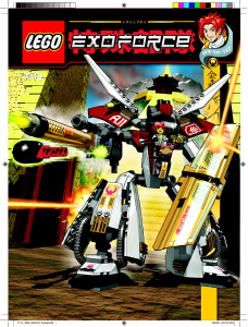 Manuale Lego set 7714 Exo-Force Golden guardian