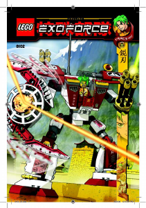 Manuale Lego set 8102 Exo-Force Blade titan