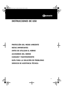 Manual de uso Bauknecht ELZD 4966 AL Horno
