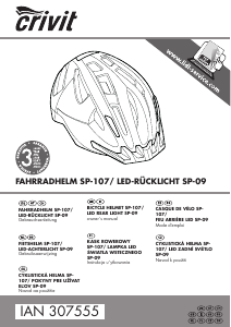Instrukcja Crivit IAN 307555 Kask rowerowy